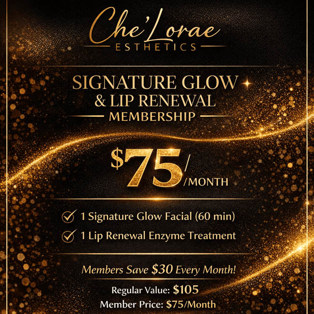 Signature Glow & Lip Renewal at Che'Lorae Esthetics LLC in Philadelphia, PA